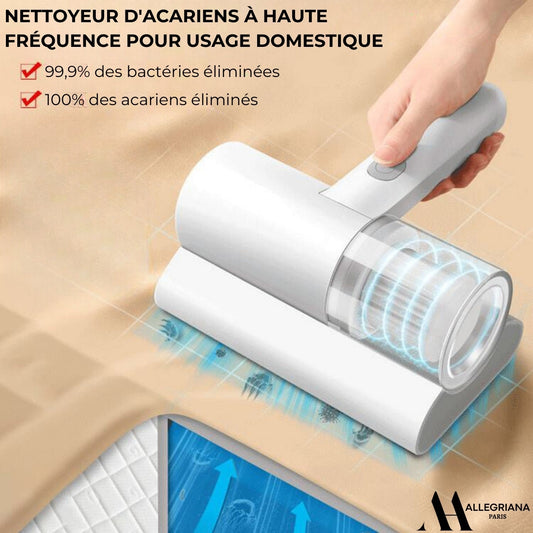 Hygienix™| Aspirateur d'acariens & bactéries haute fréquence pour l'usage domestique